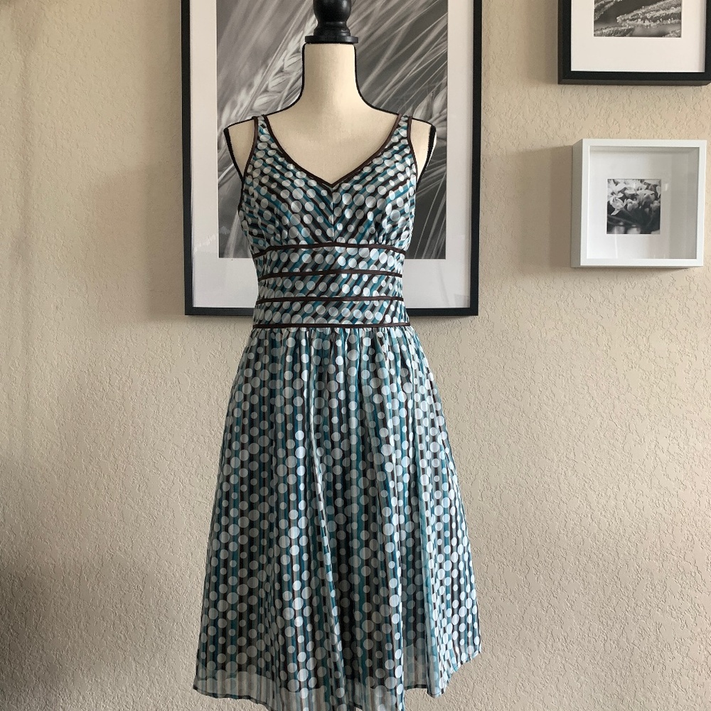 Polka Dot Midi dress Size 8 P